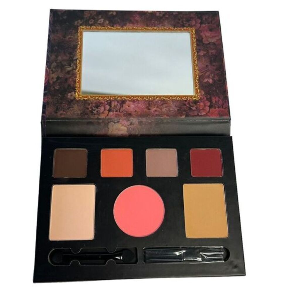 OKALAN MAKEUP SET Eyeshadow Compact Powder Blush with Mirror Unused - Picture 6 of 9